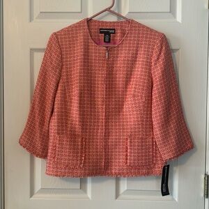 NWT Norton McNaughton Petites Hibiscus Blazer